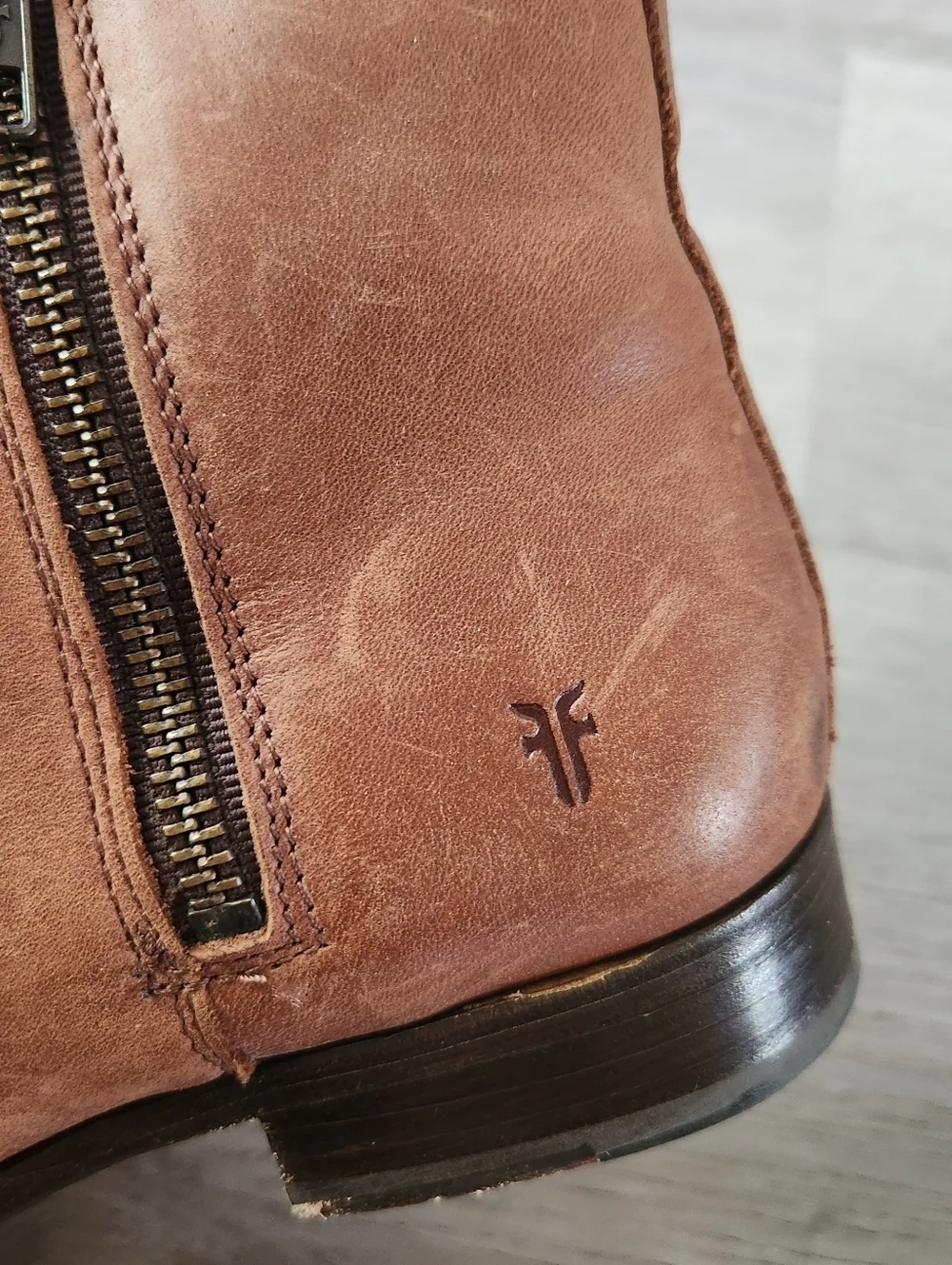 Frye leather imported